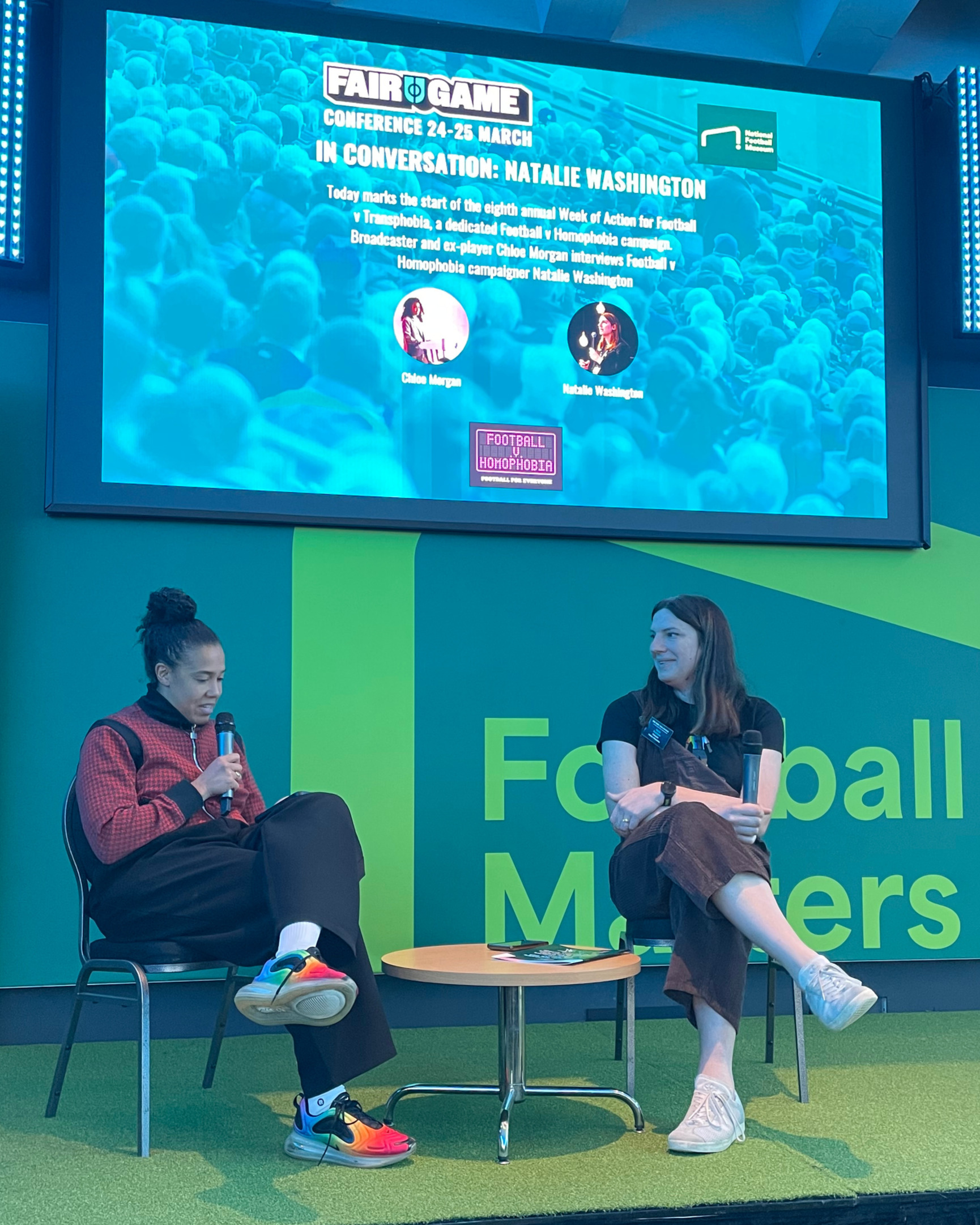 Chloe Morgan and Natalie Washington